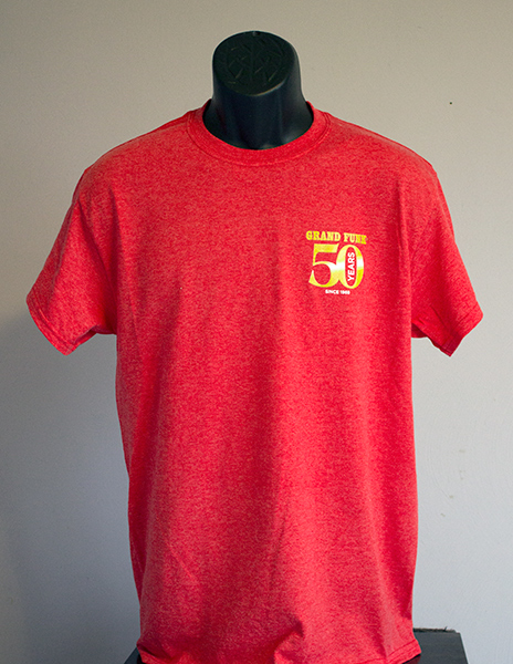 2019 Heathered red tour shirt